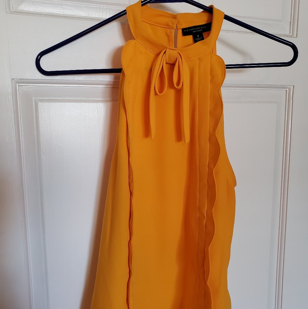Victoria Beckham f. Target Marigold Scallop Halter